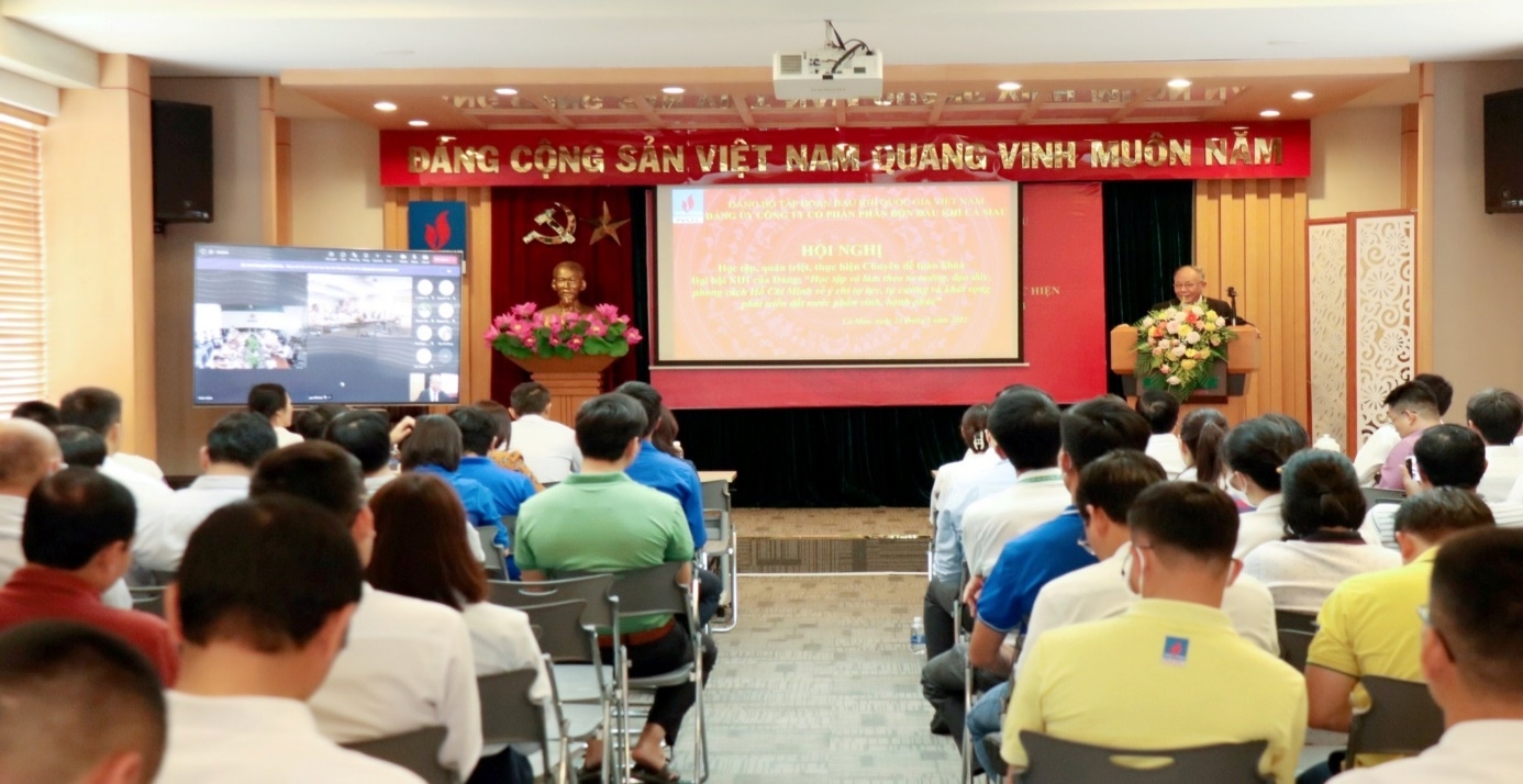 Đảng bộ PVCFC tổ chức Hội nghị về công tác xây dựng Đảng và học tập, làm theo tư tưởng, đạo đức, phong cách Hồ Chí Minh