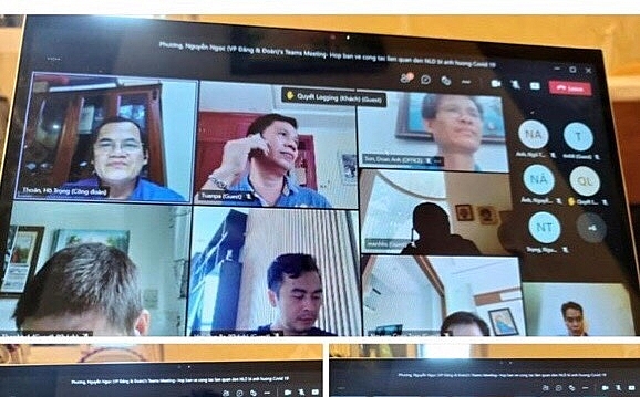 Hội nghị sơ kết 6 tháng đầu năm 2021 của Công đoàn Tổng Công ty đã được tổ chức bằng hình thức trực tuyến.