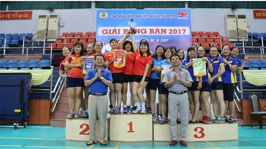 Công đoàn Vietsovpetro tổ chức giải bóng bàn năm 2017 cong doan vietsovpetro to chuc giai bong ban nam 2017
