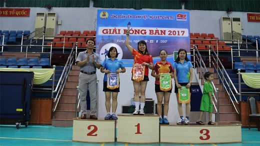 Công đoàn Vietsovpetro tổ chức giải bóng bàn năm 2017 cong doan vietsovpetro to chuc giai bong ban nam 2017