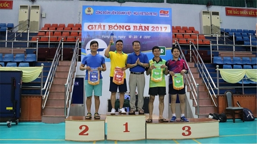 Công đoàn Vietsovpetro tổ chức giải bóng bàn năm 2017 cong doan vietsovpetro to chuc giai bong ban nam 2017