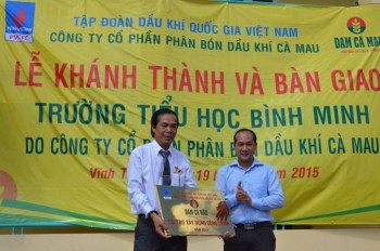 PVCFC khánh thành trường tiểu học Bình Minh, Kiên Giang
