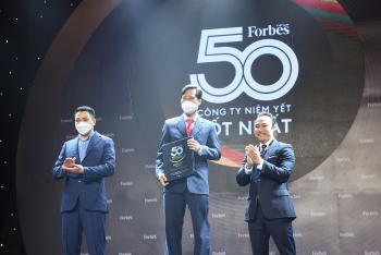 Forbes vinh danh PVCFC là một trong 50 doanh nghiệp niêm yết tốt nhất Việt Nam