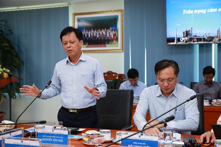 Lãnh đạo PVN làm việc với BSR về sản xuất kinh doanh và BDTT lần 4 lanh dao pvn lam viec voi bsr ve san xuat kinh doanh va bdtt lan 4