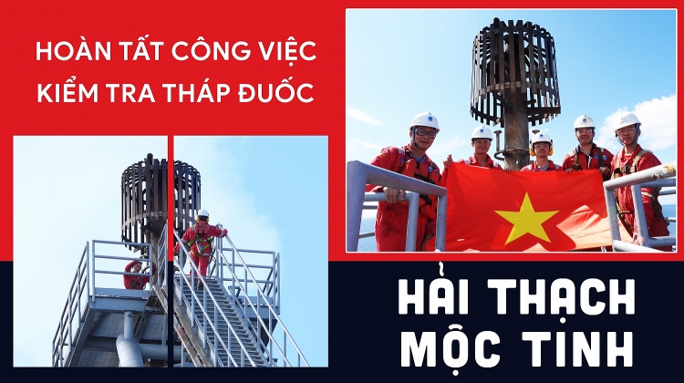 Về đích thành công trong chiến dịch dừng giàn bảo dưỡng tại Hải Thạch – Mộc Tinh
