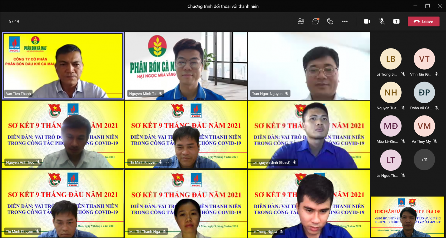 Đoàn Thanh niên PVCFC với công tác phòng chống dịch Covid-19 duy trì sản xuất An toàn - Ổn định – Hiệu Quả