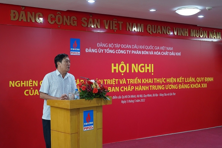 PVFCCo tổ chức hội nghị nghiên cứu, học tập, quán triệt và triển khai thực hiện kết luận, quy định Hội nghị Trung ương 4, khóa XIII