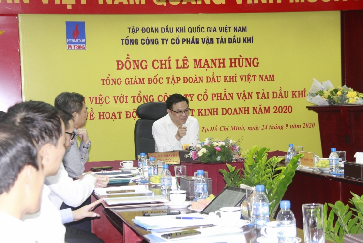 tong giam doc pvn le manh hung lam viec voi pvtrans