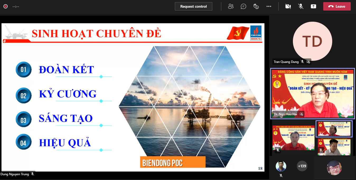 Đảng bộ BIENDONG POC: Quyết tâm đưa “Đoàn kết - Kỷ cương - Sáng tạo - Hiệu quả” thành hành động cách mạng cụ thể