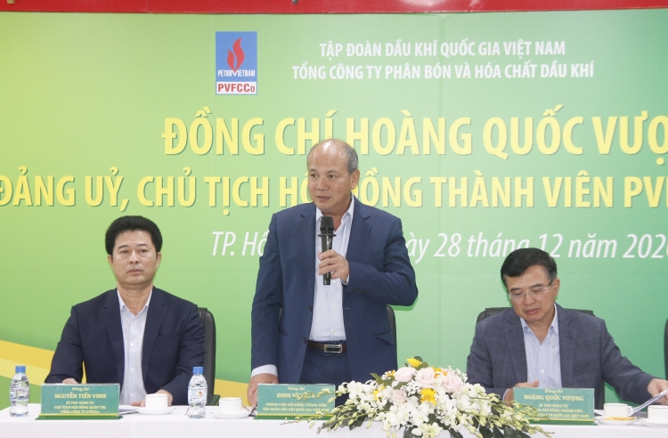 Chủ tịch HĐTV Petrovietnam Hoàng Quốc Vượng thăm và làm việc với PVFCCo